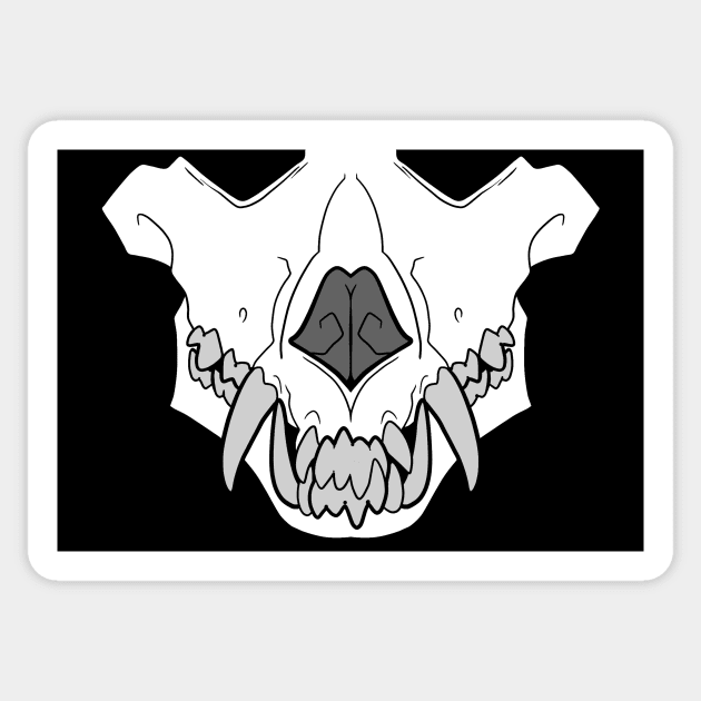 SKULL Sticker by laynemck